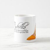 Tasse Cinderella Orange Schuhe Zitat Tee Cup (Mittel)