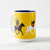 Tasse Cirque de Martzkins Horses (Vorderseite Links)