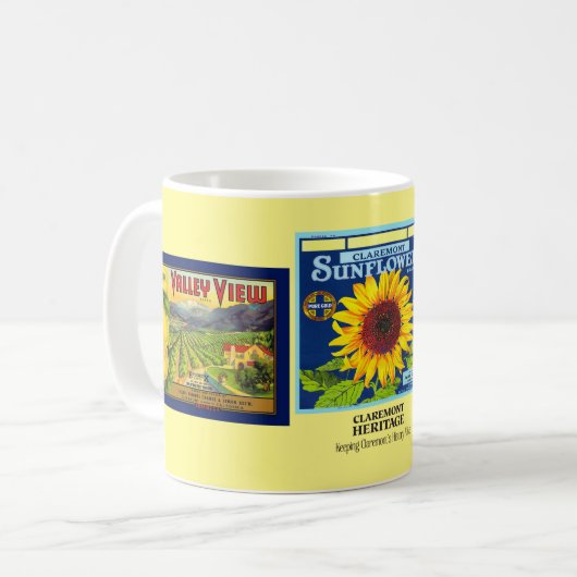 Tasse - Claremont CA - Fruchtkäfige (Vorderseite Links)