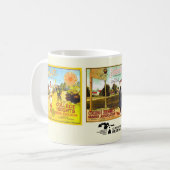 Tasse - Claremont CA - Fruchtkisten-Etiketten (Vorderseite Links)