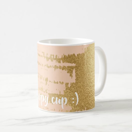 Tasse "Classic Gold/Pink Mommy's Sippy Cup" (VorderseiteRechts)