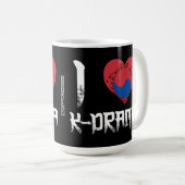 TASSE CLASSIC - TRINKBEHÄLTER - I LIEBE K-DRAMA - (VorderseiteRechts)