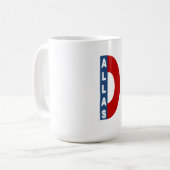 Tasse Classique blanc DESIGN DALLAS (Vorderseite Links)