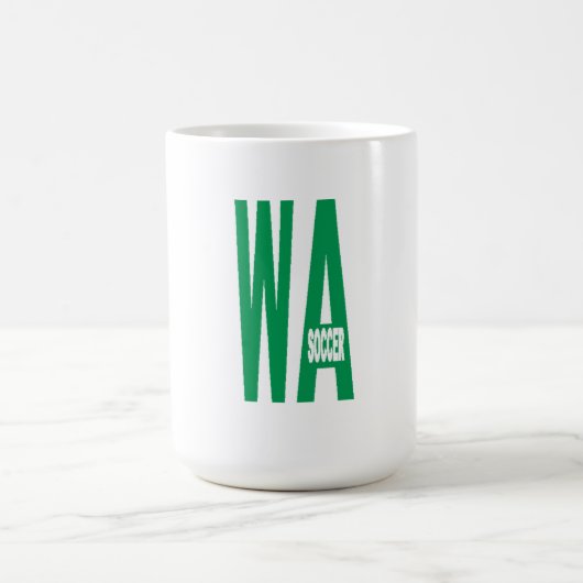 Tasse classique blanche WASHINGTON SOCCER (Mittel)