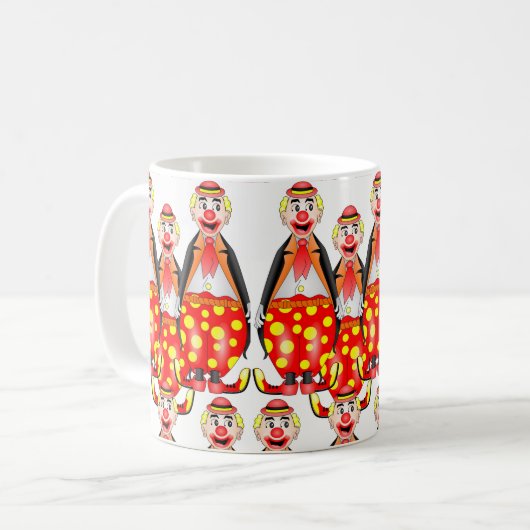 Tasse Clowns Zirkus (Vorderseite Links)