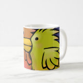 Tasse Coffee Cup, 2 Vögel auf einem Draht, anpassb (VorderseiteRechts)