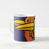 Tasse Coffee Cup, 2 Vögel auf einem Draht, anpassb (Vorderseite Links)