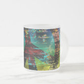 Tasse Coffee Cup, Abstrakt Rainbow Grunge Peace (VorderseiteRechts)