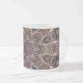 Tasse Coffee Cup, Abstrakter brauner Tan, individu (VorderseiteRechts)