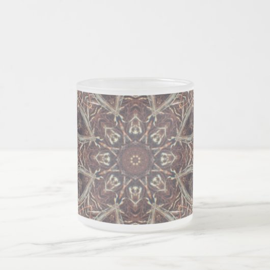 Tasse Coffee Cup, Abstrakter brauner Tan, individu (Mittel)
