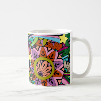 Tasse Coffee Cup Vintag Retro farbenfroh anpassbar