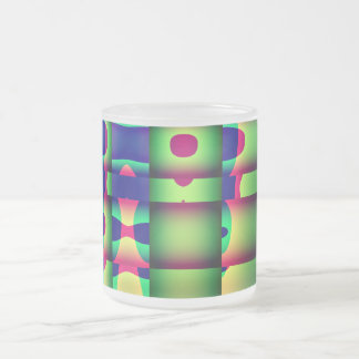 Tasse Coffee Drink Cup, Trippy Geometric Design