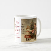 Tasse Coffee Mug, Weihnachten Vintage (VorderseiteRechts)