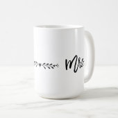 Tasse Coffee: Scripted Schriftart with Black (VorderseiteRechts)