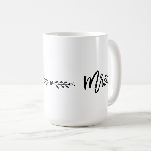 Tasse Coffee: Scripted Schriftart with Black (VorderseiteRechts)