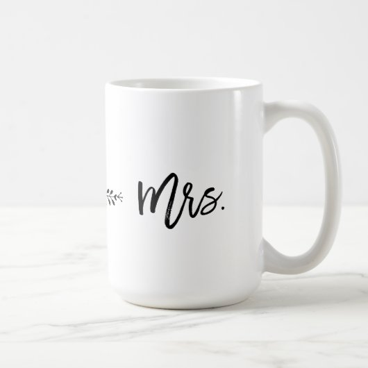 Tasse Coffee: Scripted Schriftart with Black (Rechts)