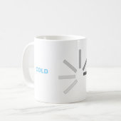 Tasse "COLD HOT" (Vorderseite Links)