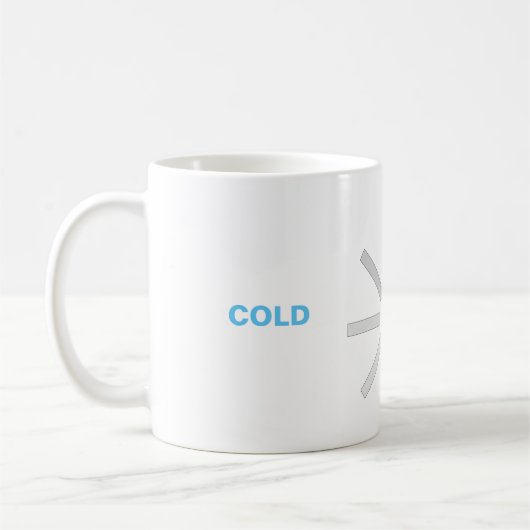 Tasse "COLD HOT" (Links)