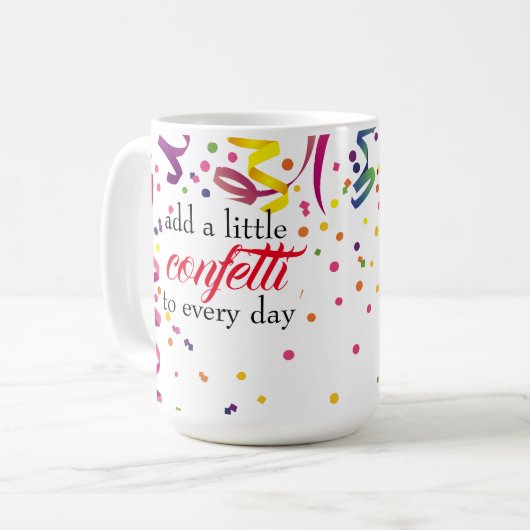 Tasse Confetti (Vorderseite Links)