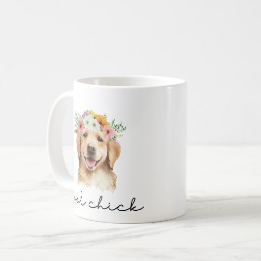TASSE cool CHICK GOLDEN RETRIEVER (Vorderseite Links)