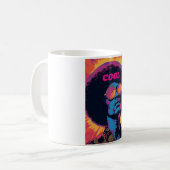Tasse cool/Retro-Kaffee (Vorderseite Links)