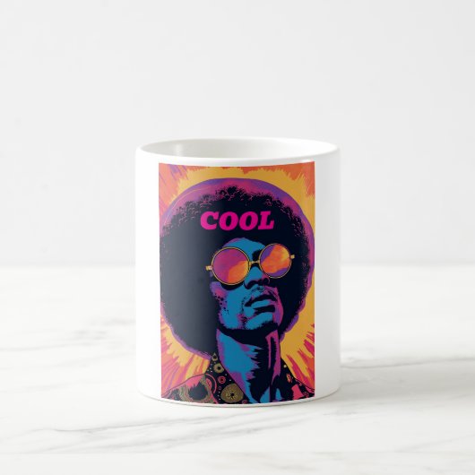 Tasse cool/Retro-Kaffee (Mittel)