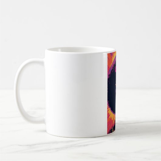 Tasse cool/Retro-Kaffee (Links)
