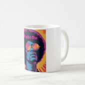 Tasse cool/Retro-Kaffee (VorderseiteRechts)