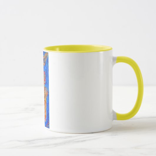 Tasse - cooler blauer Jazz (Rechts)