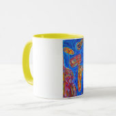 Tasse - cooler blauer Jazz (Vorderseite Links)