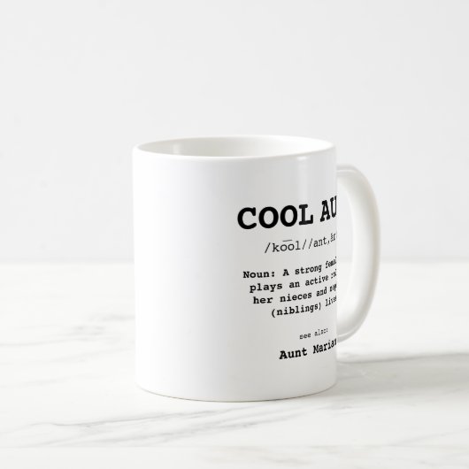 Tasse Cooler Tante (VorderseiteRechts)