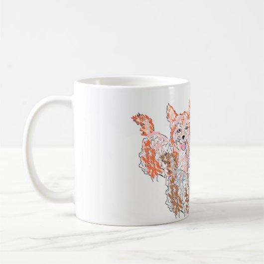 Tasse: Corgi Trio Kaffeetasse (Links)