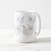 Tasse; Corgi Welpen Kaffeetasse (VorderseiteRechts)