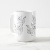 Tasse; Corgi Welpen Kaffeetasse (Vorderseite Links)