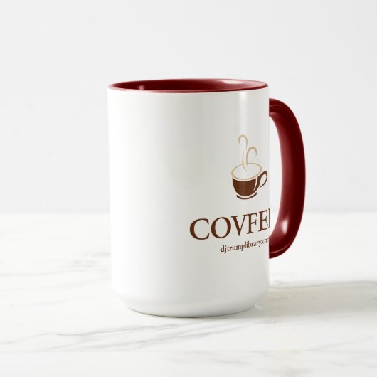 Tasse "Covfefe" (VorderseiteRechts)