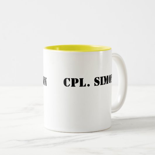 Tasse Cpl. Simon (VorderseiteRechts)