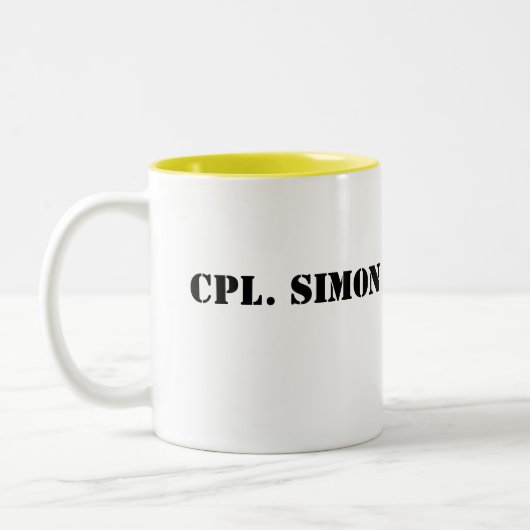 Tasse Cpl. Simon (Links)