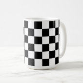 Tasse-Cup auf dem Karton in Schwarz und Weiß Kaffeetasse (VorderseiteRechts)