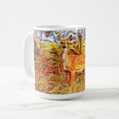 Tasse-Cup der Hirsche Kaffeetasse (Vorderseite Links)