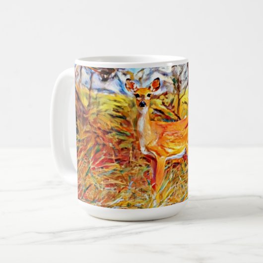 Tasse-Cup der Hirsche Kaffeetasse (Vorderseite Links)