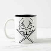 Tasse-Cup für Rock & Roll-Cups für Schwermetalle Zweifarbige Tasse (Links)