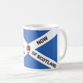 Tasse Cup, Oh Blume Schottland jetzt aufsteigen (VorderseiteRechts)