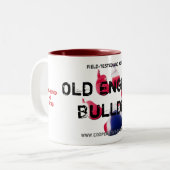 Tasse (cup) Old English Bulldog (Vorderseite Links)