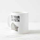 Tasse Cup suchen Sie Ihren neuen Weg (Vorderseite Links)