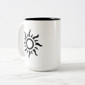 Tasse, Cup - Sun Zweifarbige Tasse (Vorderseite Links)