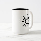 Tasse, Cup - Sun Zweifarbige Tasse (VorderseiteRechts)