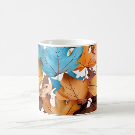 Tasse & Cups mit Ahornblättern. Ein schönes niedli (Mittel)