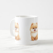 Tasse & Cups (Spitz-Welpe) (Vorderseite Links)