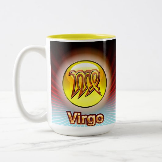 TASSE CUSTOM ZODIAC VIRGO YELLOW (Links)