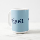 Tasse Cyril (Vorderseite Links)